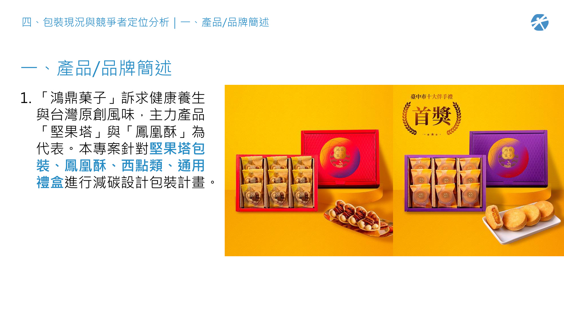 鴻鼎菓子 原始品牌包裝與得獎記錄